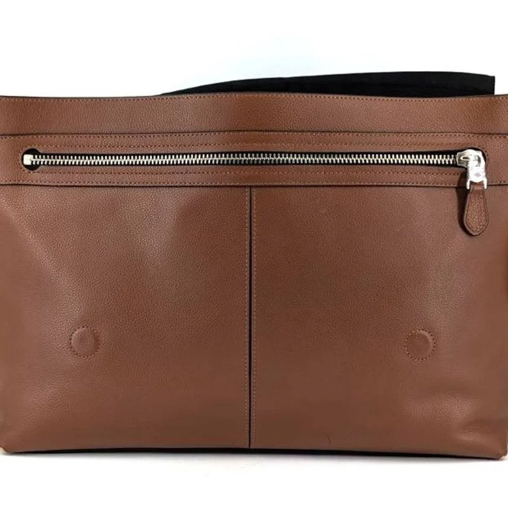 COACH Designer Charles Messenger Briefcase Brown Shoulder Laptop Bag